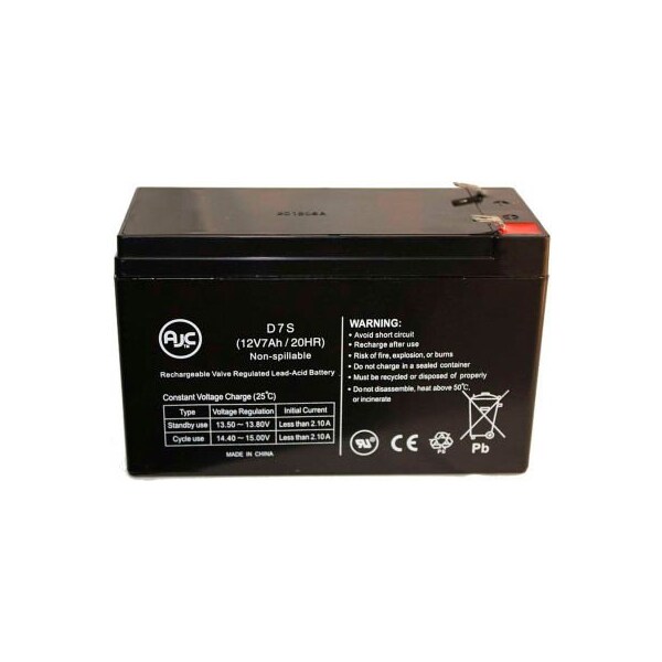 Battery Clerk UPS Battery, UPS, 12V DC, 7 Ah, Cabling, F2 Terminal PARA SYSTEMS-E BP3 - main